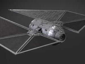 Star Wars Tie Striker 3D Model