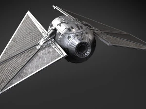 Star Wars Tie Striker 3D Model
