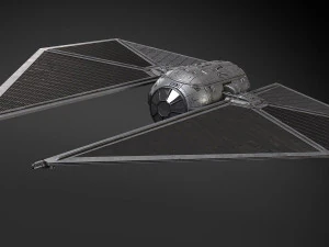Star Wars Tie Striker 3D Model