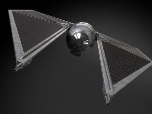 Star Wars Tie Striker 3D Model