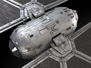 Star Wars Tie Striker 3D Model
