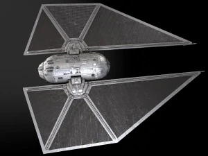 Star Wars Tie Striker 3D Model
