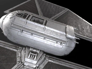 Star Wars Tie Striker 3D Model