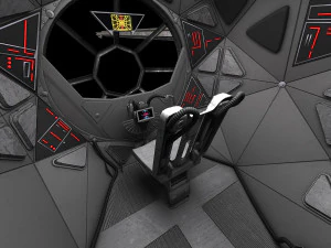 Star Wars Tie Striker 3D Model