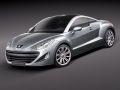 Peugeot RCZ 2011 Modello 3D