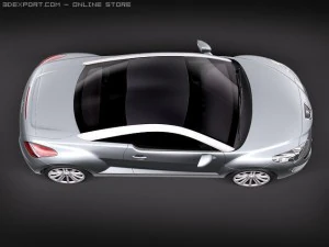 Peugeot RCZ 2011 3D Model