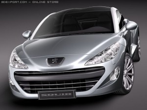 Peugeot RCZ 2011 Modèle 3D