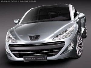 Peugeot RCZ 2011 3D Model