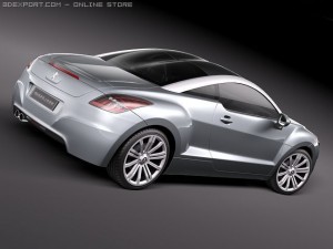 Peugeot RCZ 2011 Modèle 3D