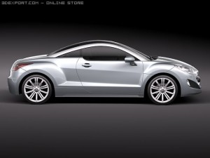 Peugeot RCZ 2011 Modèle 3D