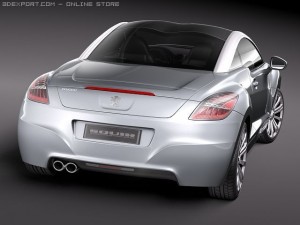 Peugeot RCZ 2011 Modèle 3D