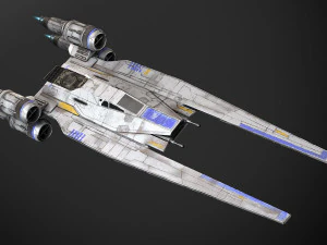 Ala U di Star Wars Modello 3D