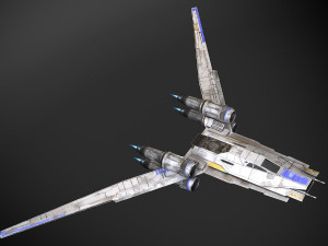 Star Wars U-Wing 3D Model