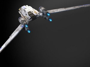 Star Wars U-Wing 3D Model