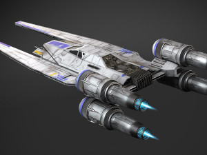 Star Wars U-Wing 3D Model