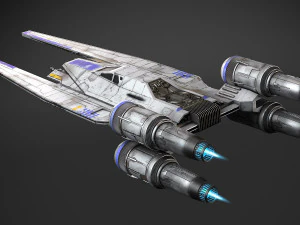 Ala U di Star Wars Modello 3D