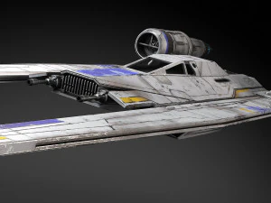 Ala U di Star Wars Modello 3D