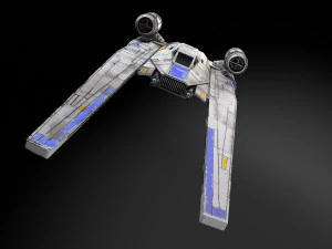 Ala U di Star Wars Modello 3D