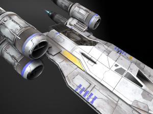 Star Wars U-Wing 3D Model
