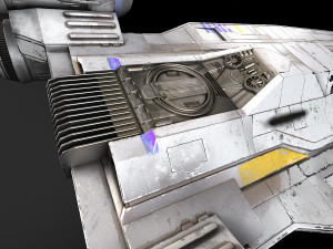 Star Wars U-Wing 3D Model