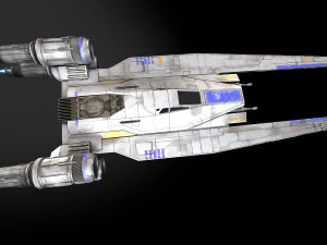 Ala U di Star Wars Modello 3D