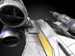 Star Wars U-Wing 3D Model