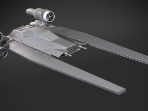Star Wars U-Wing 3D Model