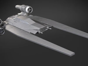 Ala U di Star Wars Modello 3D