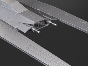 Star Wars U-Wing 3D Model