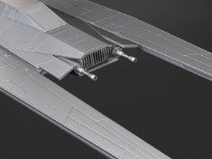 Ala U di Star Wars Modello 3D