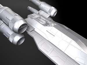 Star Wars U-Wing 3D Model