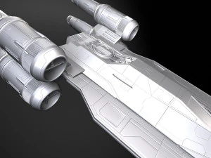 Ala U di Star Wars Modello 3D