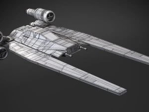 Ala U di Star Wars Modello 3D
