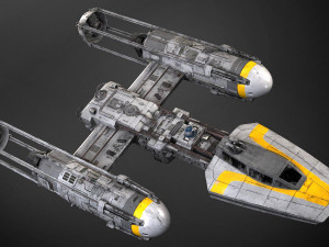 Star Wars Y-Wing Modelo 3D