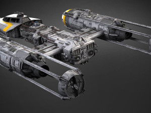 Star Wars Y-Wing Modelo 3D