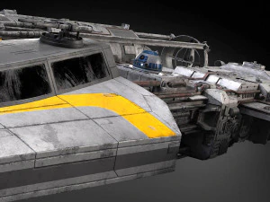 スター・ウォーズ Yウイング 3Dモデル