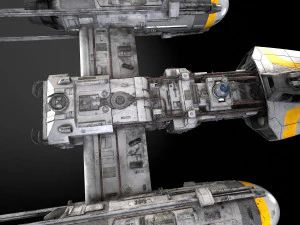 スター・ウォーズ Yウイング 3Dモデル
