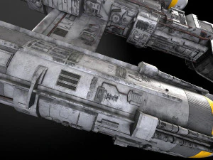 スター・ウォーズ Yウイング 3Dモデル