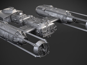 Star Wars Y-Wing Modelo 3D