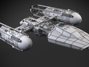 Star Wars Y-Wing Modelo 3D