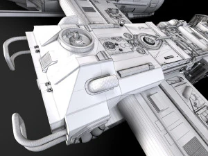 スター・ウォーズ Yウイング 3Dモデル