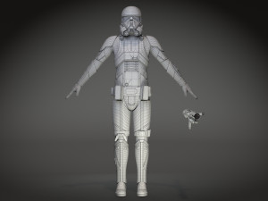 Starwars Death Trooper 3D मॉडल