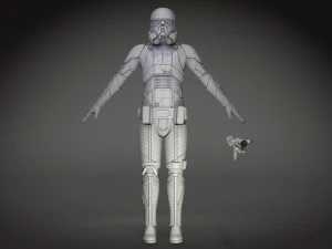 Pasukan Kematian Starwars Model 3D