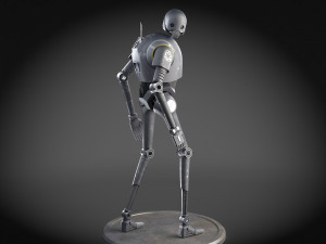 Starwars K2SO Droid 3D Model
