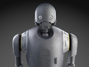 Starwars K2SO Droid 3D Model