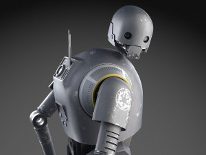 Starwars K2SO Droid 3D Model