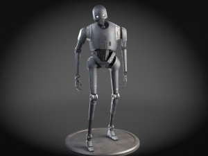 Starwars K2SO Droid 3D Model