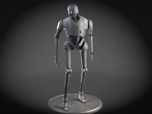 Starwars K2SO Droid 3D Model