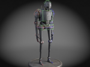 Starwars K2SO Droid 3D Model