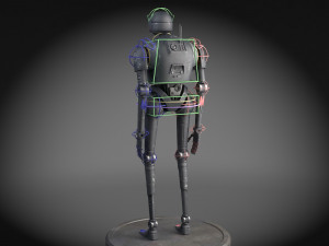 Starwars K2SO Droid 3D Model